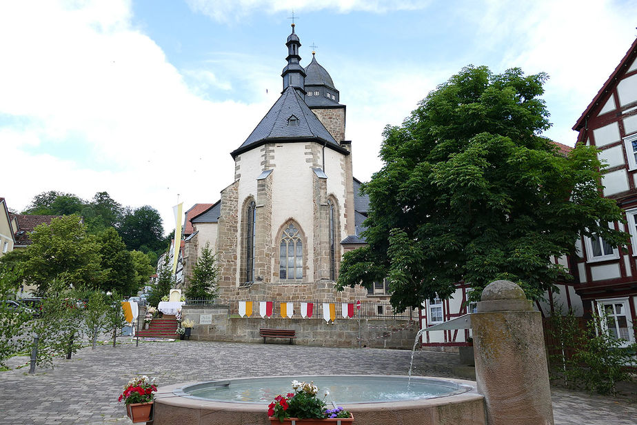 Fronleichnamsprozession in Naumburg